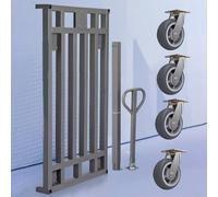 Chariot à plateforme industrielle robuste avec accoudoir rotatif amovible pour des opérations efficaces d'entrepôt et de déménagement