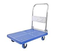 Chariot à plateforme pliable avec construction en acier, capacité de 300 kg, chariot à plat portable pour déménagement et transport