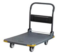 Chariot à plateforme pliable - Capacité de 150 kg - Diable robuste pour déménagement et transport - Chariot utilitaire pliable avec roues pour un rangement et une portabilité faciles