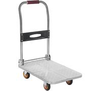 Chariot à Plateforme Pliable, Chariot à roulettes pour Un Transport Facile, Chariot à Main Industriel Lourd, Chariot De Déménagement pour Garage, Entrepôt, Chariot à Pla, 60x40cm