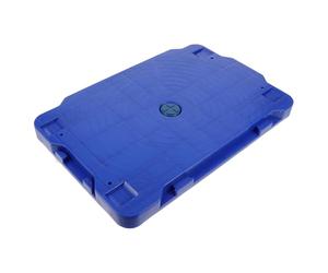 Chariot à plateforme robuste - Chariot portable pivotant à 4 roues - Capacité de 80 kg en nylon durable et plastique pour un transport facile des marchandises et articles ménagers