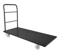 Chariot à Plateforme VEVOR 152,5x70 cm Acier 907 kg Roues Nylon