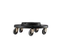 VEVOR Chariot à Poubelle 75,7/121/166,5/208 L Socle à roulettes à Poubelles Rond, Capacité de Charge 227 kg, avec 5 Roues Pivotantes, Chariot Multifonctionnel Robuste, pour Transport des Déchets