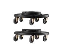 Chariot à Poubelle Avec 5 Roues Capacité 227KG pour 75,7/121/166,5/208L 2PCS