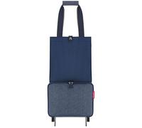 Chariot à provisions pliable - REISENTHEL - herringbone dark blue - 66 cm - Polyester hydrofuge