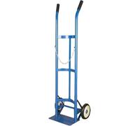 Chariot à réservoir d'oxygène portable de 55 pouces avec roulettes - Support for bouteille de gaz de soudage for un stockage sûr et un transport facile