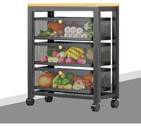 Chariot à roulettes mince - Chariot utilitaire mobile à 4 couches, armoire de bar haute, organisateur de cuisine, étagère extensible, armoire de classement compacte