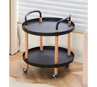Chariot à roulettes multifonction à 3 niveaux pour cuisine, salle de bain, table d'appoint, bibliothèque - Durable et polyvalent pour un usage domestique ou professionnel