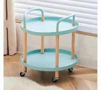 Chariot à roulettes multifonction à 3 niveaux pour cuisine, salle de bain, table d'appoint, bibliothèque - Durable et polyvalent pour un usage domestique ou professionnel