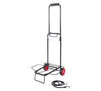 Chariot porte-bagages, pliable, roue de 14 cm, plage pêche et voyages