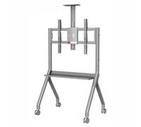 Chariot à roulettes pour tableau blanc interactif et portable | Support interactif portable pour tableau blanc avec roulettes verrouillables pour bureau ou salle de classe