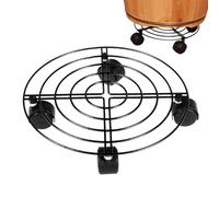Chariot à roulettes,Support pour Plantes avec roulettes-Pack Robuste roulantes | Fleurs Coulissant,déplace-Pots Coulissant en Douceur Jardin,terrasse,intérieur,Cour