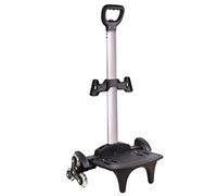 Chariot à Sac à Dos et Cartable à Roulettes en Alliage d'Aluminium - Trolley Pliable 6 Roues pour Enfants, Adolescents et Adultes - Idéal pour l'École et les Voyages