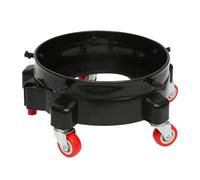 Chariot à seau roulant - Seau portable avec roulettes - Porte-tambour, utilitaire mobile | Conteneur de rangement multifonction avec support de transport lisse et stable pour le lavage de voiture