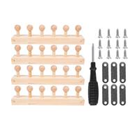 Chariot à tisser en bois, kit de tissage de plafond, 134,6 x 7,6 x 10,2 cm, avec cadre réutilisable, outil de bricolage en bois, métiers à tisser à tisser avec construction stable, pour studio et