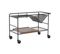Chariot Alima NDS1 Noir/Noyer Laqué