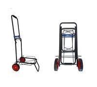 Chariot avec filets de 14 cm pliable multifonction, transport de plage avec corde pieuvre incluse