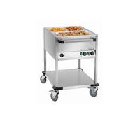 Chariot Bain Marie - Bartscher - 2 Bacs GN 1/1 - 1400 Watt - Robinet de vidange