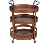 Chariot Bar Serving Cart, Wine Cart for Home Kitchen Hotel Food Servir Outdoor Kitchend Boissons Catering Tea Petit chariot sur roues Beauty Comes
