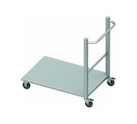Chariot Bas Inox - Profondeur 500 mm - Largeur 1100 mm - Soudé