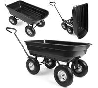 Chariot de jardin basculant - Humberg - 4871 - 75L - 300kg - Acier