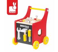 Chariot Bricolo Magnetique Redmaster - JANOD - Jouet pour enfant - Rouge - 12 mois et plus