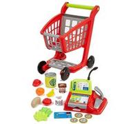 Chariot + Caisse Enregistreuse - Ecoiffier Multicolore Multicolore G