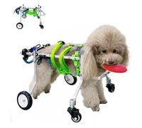 Chariot Chien Handicapé Chariot, Chariot de Marche réglable assisté par Chien blessé, Fauteuil Roulant à mobilité limitée for Chien, Aide à l'exercice for Animaux(X-Small)