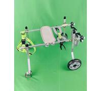 Chariot Chien Handicapé Fauteuil Roulant pour Chien à 4 Roues pour Chiens de Petite Taille, Tout le Corps Dispositif de Marche pour Animaux de Compagnie, Marcheur Assisté pour Chien Réglable (Size :