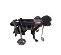 Chariot Chien Handicapé Fauteuil Roulant pour Petit Chien de Grande Taille, 4 Roues, Support Complet, Chariot de Mobilité pour Chat Handicapé, Pattes Avant/arrière, Outils de Levage pour Exercices pou