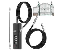 Chariot combiné - Serrure de vélo robuste en de zinc avec design de porte coulissante | Verrouillage de câble à chiffres pour voyager, bagages, salle de sport, armoire, scooter, Val