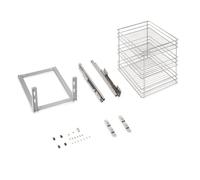 Chariot coulissant Supra avec fixation inférieure à fermeture amortie - pour module 400 mm EMUCA