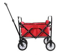Chariot Courses Pliable Festivals en Plein air, Camping et Shopping - Chariot Utilitaire léger et Polyvalent avec Grand Espace Rangement