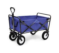 Chariot Courses Pliable Jardin, Chariot Utilitaire, Chariot Courses Multifonctionnel Camping, pêche et Transport - Design Portable et Robuste