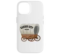 Chariot Couvert Carson City California pour Homme et Femme. Coque pour iPhone 14
