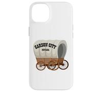 Chariot Couvert Carson City California pour Homme et Femme. Coque pour iPhone 14 Plus