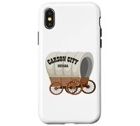 Chariot Couvert Carson City California pour Homme et Femme. Coque pour iPhone X/XS