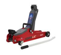Chariot Cric 2tonne Bas Entrée Court Châssis - Rouge - Sealey 1020LE Neuf