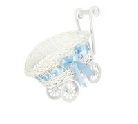 Chariot d ' Affichage de Bonbons de Styles de rotin pour l ' événement de Mariage Panier de de Bonbons en Plastique Organisation Polyvalente de la Maison Chariot décoratif en Faux rotin Panier de