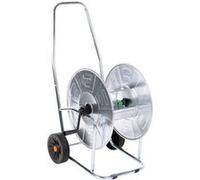 Chariot d'enrouleur pour tuyau de 80 m 3/4" acier vidaXL
