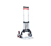 Chariot d escalier pliable 70 kg Aluminium Argenté