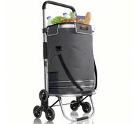 Chariot d'achat pour escaliers Gris