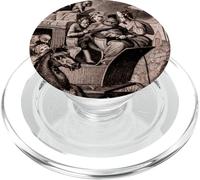Chariot d'allégorie Antique de cupidité et de Folie PopSockets PopGrip pour MagSafe