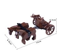 Chariot D'assaut - Pièces De Scène De Guerre Militaire Antique, Blocs De Construction, Soldat Médiéval, Chariot, Chariot, Accessoires De Ville, Briques, Jouet Pour Enfants, Cadeau
