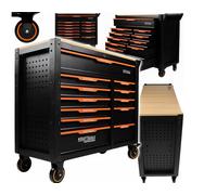 Chariot D'Atelier 12 Tiroirs Mobile Avec Serrure Centrale 112 X 48 Cm