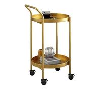 Chariot de bar rotatif en métal, support de service à plusieurs niveaux pour salon, décoration d'intérieur et présentation de boissons