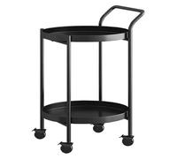 Chariot de bar rotatif en métal, support de service à plusieurs niveaux pour salon, décoration d'intérieur et présentation de boissons