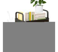 Chariot De Bibliothèque À Roulement - Rack De Stockage De Livres Mobile À 2 Niveaux, Collation De Ménage Et Chariot De Rangement De Jouets | Étagère Roulante Avec Roues Pour Une Organisation Facile, É