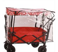 Chariot de camping, housse de pluie, chariot de pique-nique de jardin, poussette, équipement imperméable