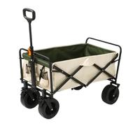 Chariot de Camping Pliable et léger à Quatre Roues for l'extérieur, idéal for Les Courses Domicile ou(A)